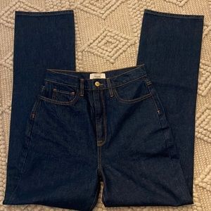 NWT Triarchy High Rise bot cut / wide legs Legs Jeans 28